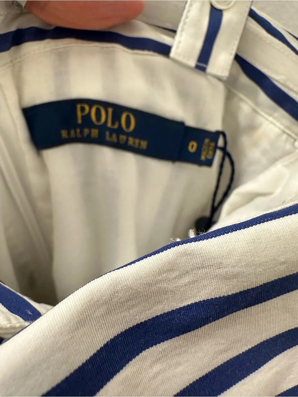 Polo by Ralph Lauren Navy and White Striped A-Line Sundress - Picture 6 of 10
